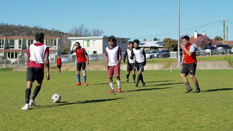On the ball, Himalaya Tasman FC Interclub Tournament, 28 August 2026