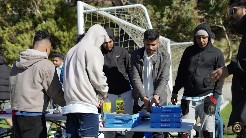 Behind the table, Himalaya Tasman FC Interclub Tournament, 28 August 2026