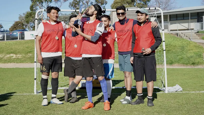 Champions with their medals, Himalaya Tasman FC Interclub Tournament, 28 August 2026