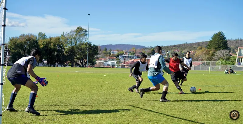 Keeper at full stretch, Himalaya Tasman FC Interclub Tournament, 28 August 2026