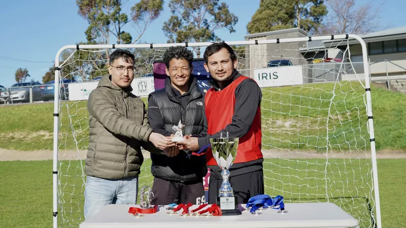 Award presented, Himalaya Tasman FC Interclub Tournament, 28 August 2026