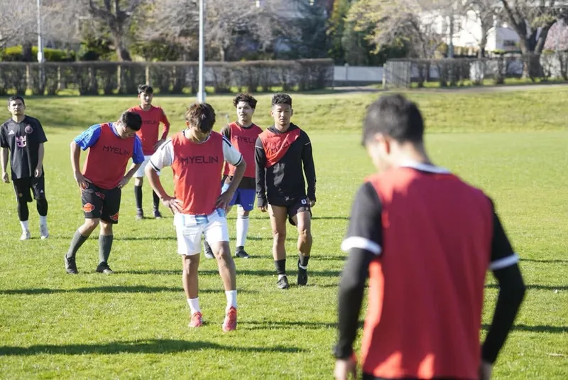 Warm-up, Himalaya Tasman FC training